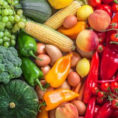 fondo verduras